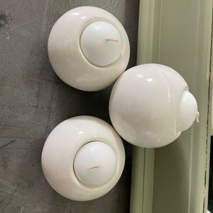 3 inches tall candle holders with candle.